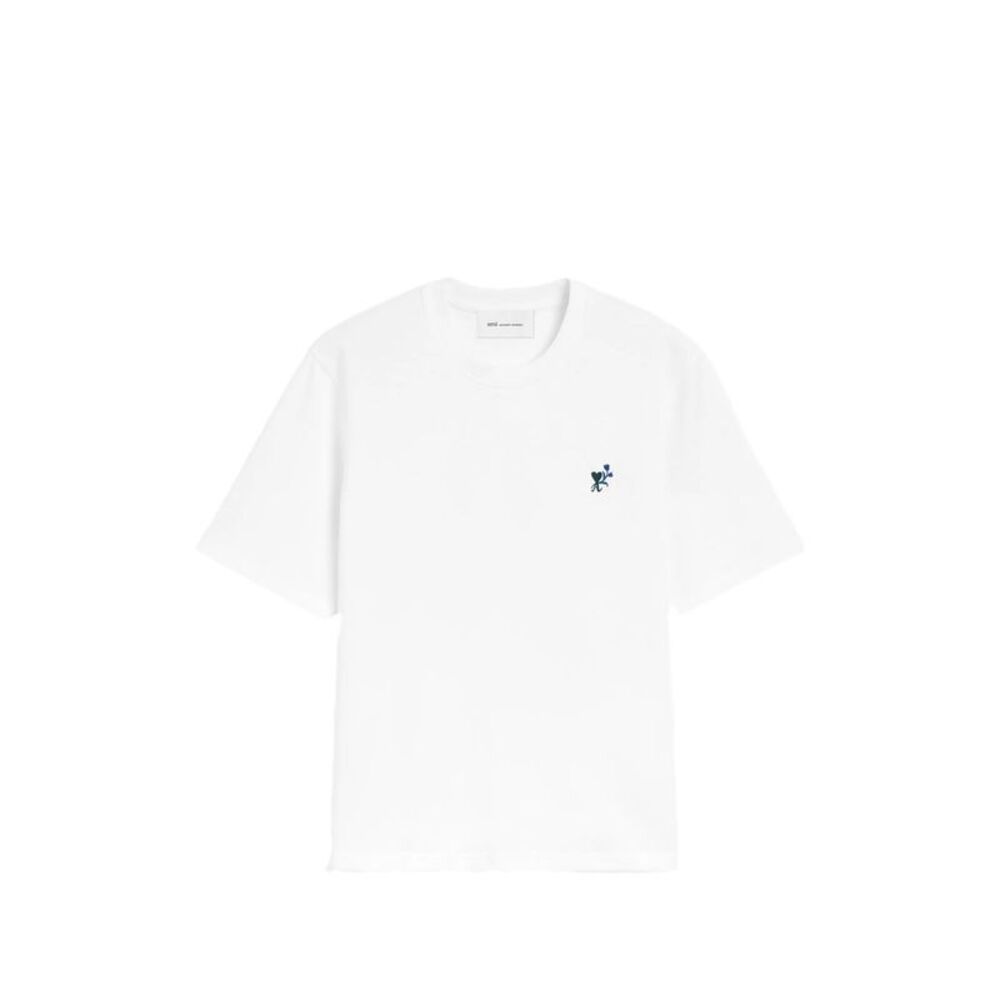 Ami Paris White T-Shirts & Vests - T-Shirts Men